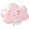 balloa Palloncino XXL a forma di nuvola per bambine, palloncino a elio per nascita, regalo per baby shower, palloncini rosa, decorazione per neonati, decorazione per feste per neonati, baby shower