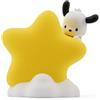 YuMe Toys Luce da comodino serie Star Light, Pochacoo Star Light, carino Pochacoo che sbircia da dietro una stella d'oro, 9 cm LED luce notturna per bambini (dai 3 anni in su) Bandai