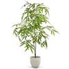 MAIA SHOP Bambù artificiale 110 cm Minimal, pianta finta da interno iperrealistica, albero decorativo elegante per casa ufficio e hotel