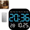 Timer Digitale da Orologio da Parete, Timer da Parete, Sveglia con Allarme Forte, Grande Cifra con Allarme Forte, Grande Cifra, Supporto Posteriore