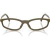 Miu Miu Occhiali da Vista MU01ZV 25L1O1 Palude/Trasparente Donna 54/17/140