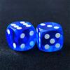 BESCON DICE Bescon - Dadi professionali di precisione per backgammon, angolo rotondo 9/16 (14,3 mm) con angolo smussato, senza numero di serie