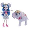 Enchantimals, Bambola Ekaterina Elefante con Animale, Giocattolo per Bambini 4+Anni, FKY73