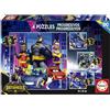 Educa - Progressivi Puzzles Batwheels 12-16-20-25. A partire da 3 anni (20105)