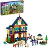 LEGO 41683 Friends Reiterhof nella foresta, giocattolo per cavalli e pony, 7 anni min, 99 anni max