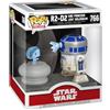 Funko Pop! Deluxe: SWS9 - R2-D2 With Leia - Star Wars- Figura in Vinile da Collezione - Idea Regalo - Merchandising Ufficiale - Giocattoli per Bambini e Adulti - Movies Fans