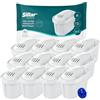 Sillar Cartuccia Filtrante per Acqua Compatibile con Brita Maxtra - Filtro con Carbone Attivo e Resina a Scambio Ionico, Cartucce Filtranti per Acqua - 12 Pezzi