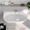 evineo ineo5 vasca da bagno a parete L: 170 La: 80 A: 57 cm, BE0746WH, ineo5 bianco [Vasche da Bagno > Vasche da Bagno a Parete]