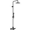 LAUFEN Shower colonna doccia con bocca di erogazione vasca, termostatico, HF506567428000, Shower nero opaco [Rubinetteria Bagno > Colonne Doccia]