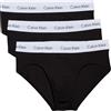 Calvin Klein Uomo Slip Hipster Confezione da 3 Intimo, Nero (Black), L