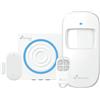 NIVIAN Sistema di allarme Nivian per casa e azienda senza canone mensile | Kit Allarme Wifi con Controllo Remoto tramite APP Tuya | Funzione SOS | Installazione semplice senza cavi