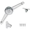 HÄFELE HAFELE Duo Standard Supporto Fermo a Ribalta Stay Lift Sistemi Guarniture per Ante a Ribalta Piccola Fermi per Mueble Mobile Anta in Legno Telai Ammortizzatore Cerniere Nichelato 1 Pezzi