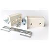 CAMAR Reggipensile CAMAR. Kit Supporto Pensile (coppia DX e SX). Ganci Mobili Sospesi. (CAMAR 800, BIANCO)