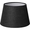 Home Sweet Home Collection Paralume Nero per Lampada da Parete e da Tavolo | 20/15/13 cm | Attacco E27 | Tessuto