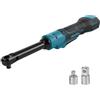 luolety Chiave a cricchetto a batteria per Makita da 18 V, 3/8 pollici, senza spazzole, 16 cm, chiave a cricchetto con luce LED, 300 giri/min, 80 Nm (senza batteria)