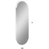 ANTONIO LUPI - UBS specchio 5 mm a filo lucido con illuminazione led bianca 180x50 cm - USB14180W