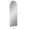 ANTONIO LUPI - UBS specchio 5 mm a filo lucido con illuminazione led bianca 108x50 cm - USB24108W