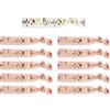 YSUVIN 11PCS Sposa Bracciali Addio al Nubilato Set, 1 Bianco Bride e 10 Rosa Team Bride Bracciali, JGA Sposa Gadget per Addio al Nubilato, Matrimonio, Doccia Nuziale, Donne Decorazione
