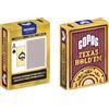 COPAG - Carte Poker Texas Hold'em I Carte da Gioco 100% Plastica (PVC) I Mazzo di Carte I Gioco di società - Rosso (Jumbo Index)