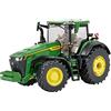 Britains John Deere 8R 370 - Replica trattore John Deere compatibile con animali da fattoria in scala 1:32 e giocattoli, adatto per collezionisti e bambini dai 3 anni in su