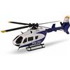 Amewi AFX-135 Elicottero polizia a 4 canali 6G RTF blu/bianco RC telecomandati