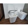 Set sanitari in ceramica FORMA | WC e bidet filo muro