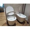 Set sanitari in ceramica ARMONIA | WC e bidet filo muro
