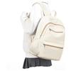 Lendolk Zaino Università Adolescente Ragazza Ragazzo, Zaino Scuola Superiore Impermeabile Nero, Zaini Scuola Media Donna Uomo, Casual Zainetto con scomparto per laptop(Beige)