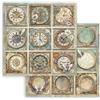Carta Scrap Gardens of Time 9 cards Stamperia