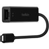 Belkin F2CU040btBLK Adattatore da USB-C a Gigabit Ethernet, Compatibile con iPad Pro
