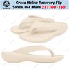 Crocs Mellow Recovery Flip Sandalo Off White 211100-160 Unisex Taglia