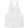Top Donna Halter Satin Corsetto Elegante Schiena Scoperta Estate Sexy 💛