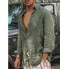 Camicia Uomo Casual Leggera XL Verde/Bianca Estiva Traspirante 👕🌿