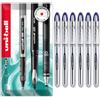 uni-ball Vision Elite UB-200 - Penna a sfera con pennino medio da 0,8 mm, in confezione regalo, confezione da 6, colore: blu