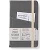 IF - Bookaroo A6 notebook, 192 pages, lined, charcoal