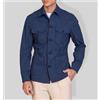 Amirante Antica Sartoria Napoletana Giacca Sahariana Uomo in Cotone Tecnico Stretch - regular fit