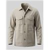 Amirante Antica Sartoria Napoletana Giacca Sahariana Uomo in Cotone Tecnico Stretch - regular fit