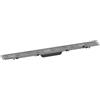 hansgrohe RainDrain Rock - set di canalina doccia piastrellabile e accorciabile, canale di drenaggio doccia 700 mm, scarico a pavimento