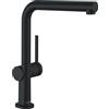 hansgrohe true Miscelatore monocomando da Cucina, Nero Opaco