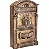 Blinky 27290-45 Residencia Cassetta per Lettere, 26x9x41, Bronzo