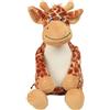 Mumbles Peluche giraffa con zip Mumbles personalizzate o neutre