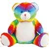 Mumbles Peluche orso Arcobaleno con zip Mumbles personalizzate o neutre