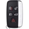 JZK 5-pulsanti Custodia chiave ricambio per Land Rover, per Range Rover Evoque Discovery 4, per Freelander 2, per Jaguar, custodia per chiave auto, telecomando auto