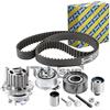 SNR KDP457.670 Pompa acqua + Kit cinghie dentate | Compatibile con: AUDI A3, A3 Cabriolet, A3 Sportback, A4 Allroad B8, A4 B8, A4 B8 Avant, A5, A5 Cabriolet, A5 Sportback