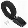 OUGPIU Cinghia di Fissaggio Bloccabile,4mx25mm con 3 Corde in Acciaio,per Evitare Furti,Cinghie Multiuso con Serratura e Chiave per Box da Tetto,Tenda da Tetto,Moto,Auto,SUP,Surf,Kayak