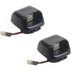 TOTMOX 2 luci a LED per targa, luci posteriori per targa, impermeabili, compatibili con Navara D40 2005-2016