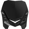 Polisport 8670800002 - Faro anteriore E-BLAZE in fibra di carbonio con lampada a LED compatibile con tutti i modelli motocross/enduro in colore nero
