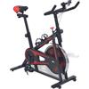 Syfax Cyclette Ellittica con Sensori a Impulso Nera e Rossa