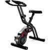UMAY Cyclette FITNESS, silenziosa cyclette con resistenza regolabile, manubrio e sella regolabili, display LCD per l'allenamento cardio,