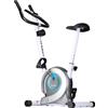 Northix Cyclette magnetica, bianca, resistenza regolabile